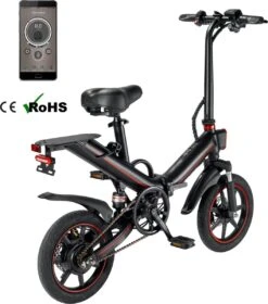 OUXI - V5 - 16 Inch - Elektrische Fiets - E Bike - Elektrische Vouwfiets - APP IOS/ Android - 500W Motor - 15Ah Lithuim Ion Batterij - Zwart 28 OUXI - V5 - 16 Inch - Elektrische Fiets - E Bike - Elektrische Vouwfiets - APP IOS/ Android - 500W Motor - 15Ah Lithuim Ion Batterij - Zwart -fiets 1057x1200