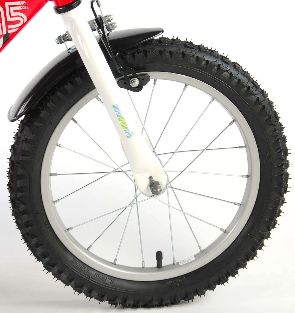 Volare Disney Cars Kinderfiets - Jongens - 16 Inch - Rood 18 Volare Disney Cars Kinderfiets - Jongens - 16 Inch - Rood - Afbeelding 16