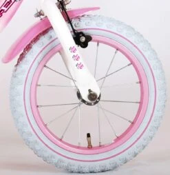 Volare Rose Kinderfiets - Meisjes - 14 Inch - Roze Wit - 95% Afgemonteerd -fiets 1167x1200 1