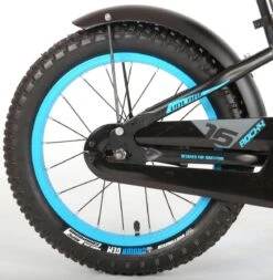 Volare Rocky Kinderfiets - 16 Inch - Zwart Blauw - 95% Afgemonteerd - Prime Collection -fiets 1173x1200