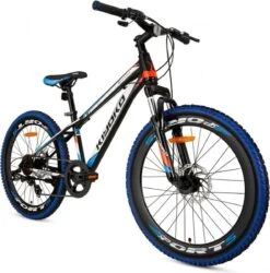 Supersuper Kiyoko Kinder Mountainbike - 7 Versnellingen - 24 Inch - Jongens - Zwart/Blauw 19 Supersuper Kiyoko Kinder Mountainbike - 7 Versnellingen - 24 Inch - Jongens - Zwart/Blauw -fiets 1186x1200 1