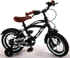 Volare Black Cruiser Kinderfiets - Jongens - 12 Inch - Zwart - 2 Handremmen -fiets 1200x1000