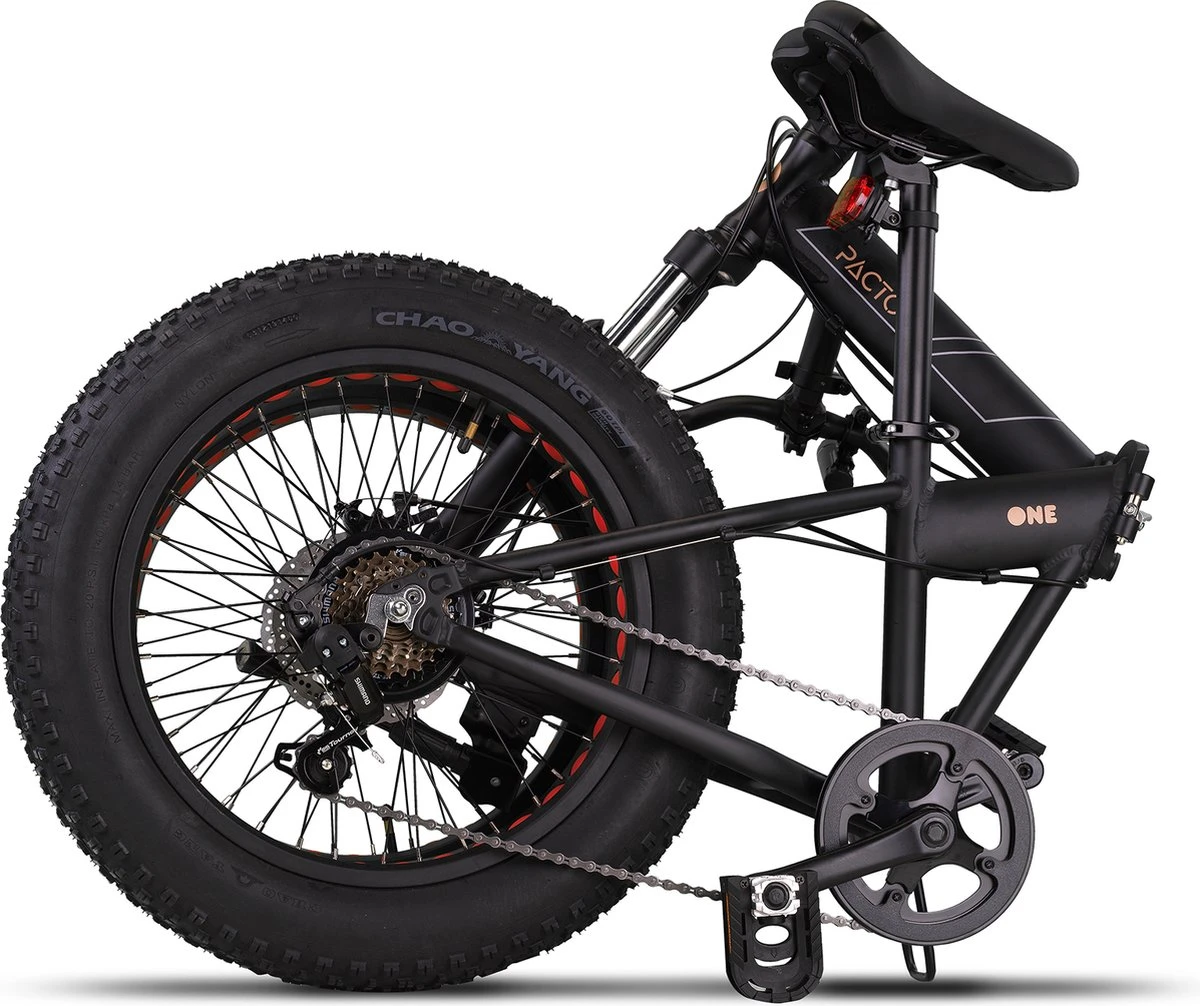 PACTO ONE FOLDING BIKE BLACK 6v VOUWFIETS PLOOIFIETS 7 PACTO ONE FOLDING BIKE BLACK 6v VOUWFIETS PLOOIFIETS - Afbeelding 5