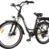 Myatu E-Bike Voor Heren En Dames Lage Instap Met 45 Cm Aluminium Frame, 6 Versnellingen, 250 Wh Afneembare Lithium Batterij 40-80 Km Range, Trekking Ebike Met 1.95 X 26 Inch Wiel (Zwart, Urban) 2 Myatu E-Bike Voor Heren En Dames Lage Instap Met 45 Cm Aluminium Frame, 6 Versnellingen, 250 Wh Afneembare Lithium Batterij 40-80 Km Range, Trekking Ebike Met 1.95 X 26 Inch Wiel (Zwart, Urban) -fiets 1200x1008