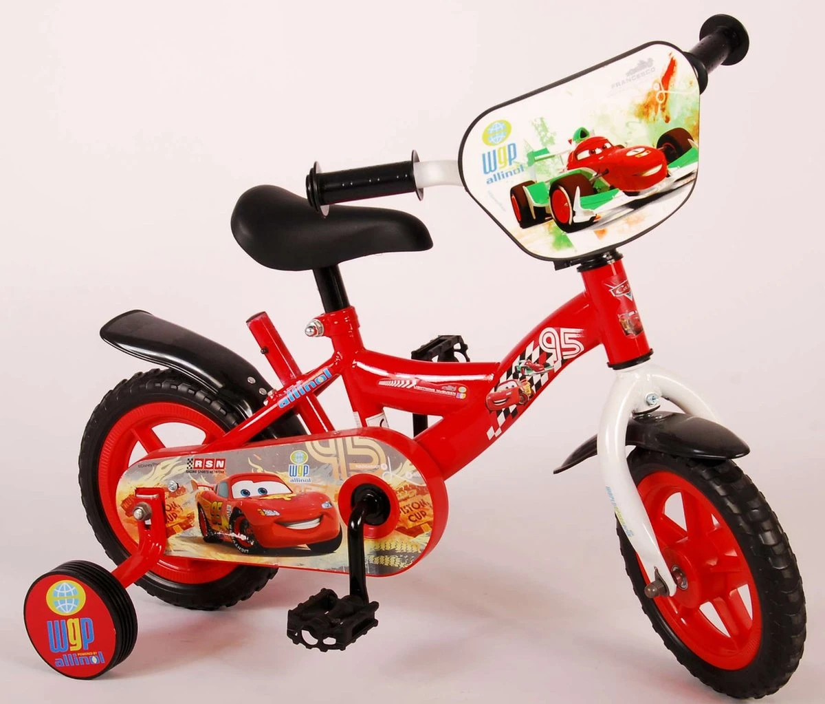 Disney Cars Kinderfiets - Jongens - 10 Inch - Rood - Doortrapper 15 Disney Cars Kinderfiets - Jongens - 10 Inch - Rood - Doortrapper - Afbeelding 13