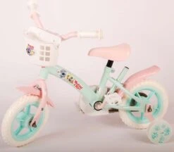 Volare Woezel & Pip Kinderfiets - Meisjes - 10 Inch - Mint Blauw/Roze - Doortrapper -fiets 1200x1049 4