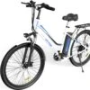 Hitway Elektrische Fiets | E-bike Damesfiets | 26 Inch | 250W Motor | Wit -fiets 1200x1065