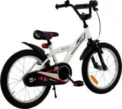 2Cycle Biker Kinderfiets - 18 Inch - Wit - Jongensfiets 11 2Cycle Biker Kinderfiets - 18 Inch - Wit - Jongensfiets -fiets 1200x1067 2