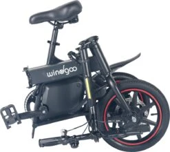 Windgoo B20 V2 - Smart E Bike - APP IOS Android - Elektrische Vouwfiets Zonder Gashandel - 250W - 14 Inch - 25 KM/H - Zwart -fiets 1200x1071