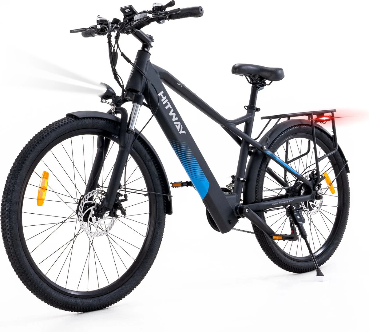 Hitway Elektrische Fiets Off-Road | Electric Mountain Bike | E-bike | 250W Motor | 26 Inch | Zwart 3 Hitway Elektrische Fiets Off-Road | Electric Mountain Bike | E-bike | 250W Motor | 26 Inch | Zwart