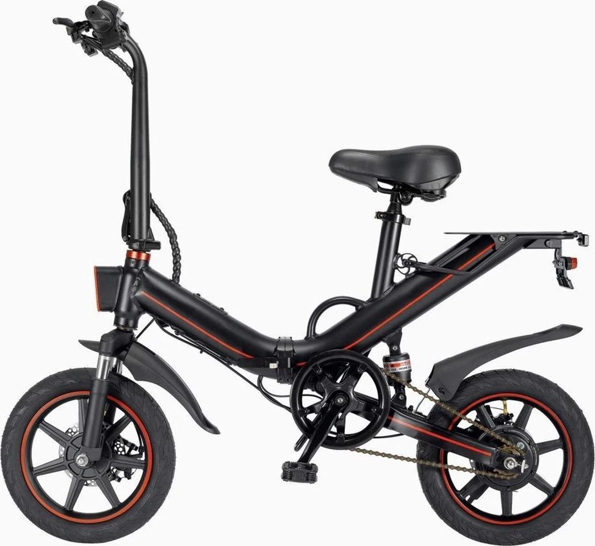 OUXI - V5 - 16 Inch - Elektrische Fiets - E Bike - Elektrische Vouwfiets - APP IOS/ Android - 500W Motor - 15Ah Lithuim Ion Batterij - Zwart 3 OUXI - V5 - 16 Inch - Elektrische Fiets - E Bike - Elektrische Vouwfiets - APP IOS/ Android - 500W Motor - 15Ah Lithuim Ion Batterij - Zwart
