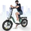 HITWAY E-Bike Elektrische Fiets 20 Inch Fat Tire E-Bicycle Vouwfiets, 250 W, 11,2 Ah Accu, Max. Bereik Tot 35-90 Km, Offroad-mountainbike Met Shimano 7-versnellingen, City EBike Met Slot,Groen Zwart -fiets 1200x1103 2