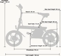 Merkloos Windgoo B20 V3- APP IOS Android - Elektrische Vouwfiets - E Bike - 7.8Ah Batterij - 250W - 14 Inch - 25 KM/H - Zwart -fiets 1200x1111 1