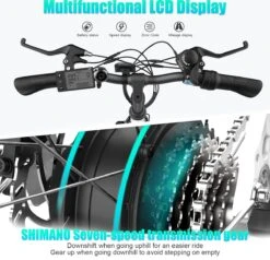 HITWAY Elektrische Fiets Voor Volwassenen | Ebikes Fietsen Stadsfiets | 250W 36V Motor | 7 VERSNELLINGSSYSTEE | 26 Inch - Wit -fiets 1200x1158