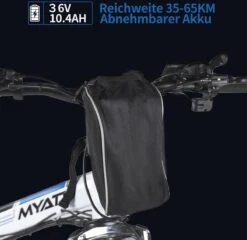 Myatu E-Bike 26-inch E-bike Voor Vrouwen En Mannen, Mountainbike Elektrische Fiets Met 36V 10.4AH Accu En Shimano 21 Versnellingen, 21 Versnellingen, Derailleur, 250 W -fiets 1200x1164 1