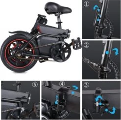 Windgoo B-20 Elektrische Vouwfiets - Snelheid 20 Km/h - 15 Km Bereik - Schijfremmen 40 Windgoo B-20 Elektrische Vouwfiets - Snelheid 20 Km/h - 15 Km Bereik - Schijfremmen -fiets 1200x1187