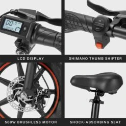 Fast Trax V1 - 14 Inch - Elektrische Fiets - E Bike - Elektrische Vouwfiets -fiets 1200x1195 1