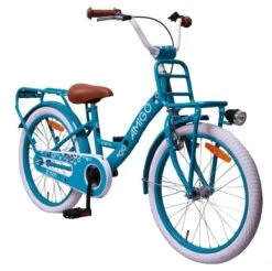 Amigo Bloom Meisjesfiets - Kinderfiets 20 Inch - Turquoise -fiets 1200x1197