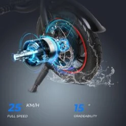 Merkloos Windgoo - B3 Pro V2 - Elektrische Long-Range E-Bike Met Trappers - E-bike - 25Km / H - Zwart 14 Merkloos Windgoo - B3 Pro V2 - Elektrische Long-Range E-Bike Met Trappers - E-bike - 25Km / H - Zwart -fiets 1200x1200 106