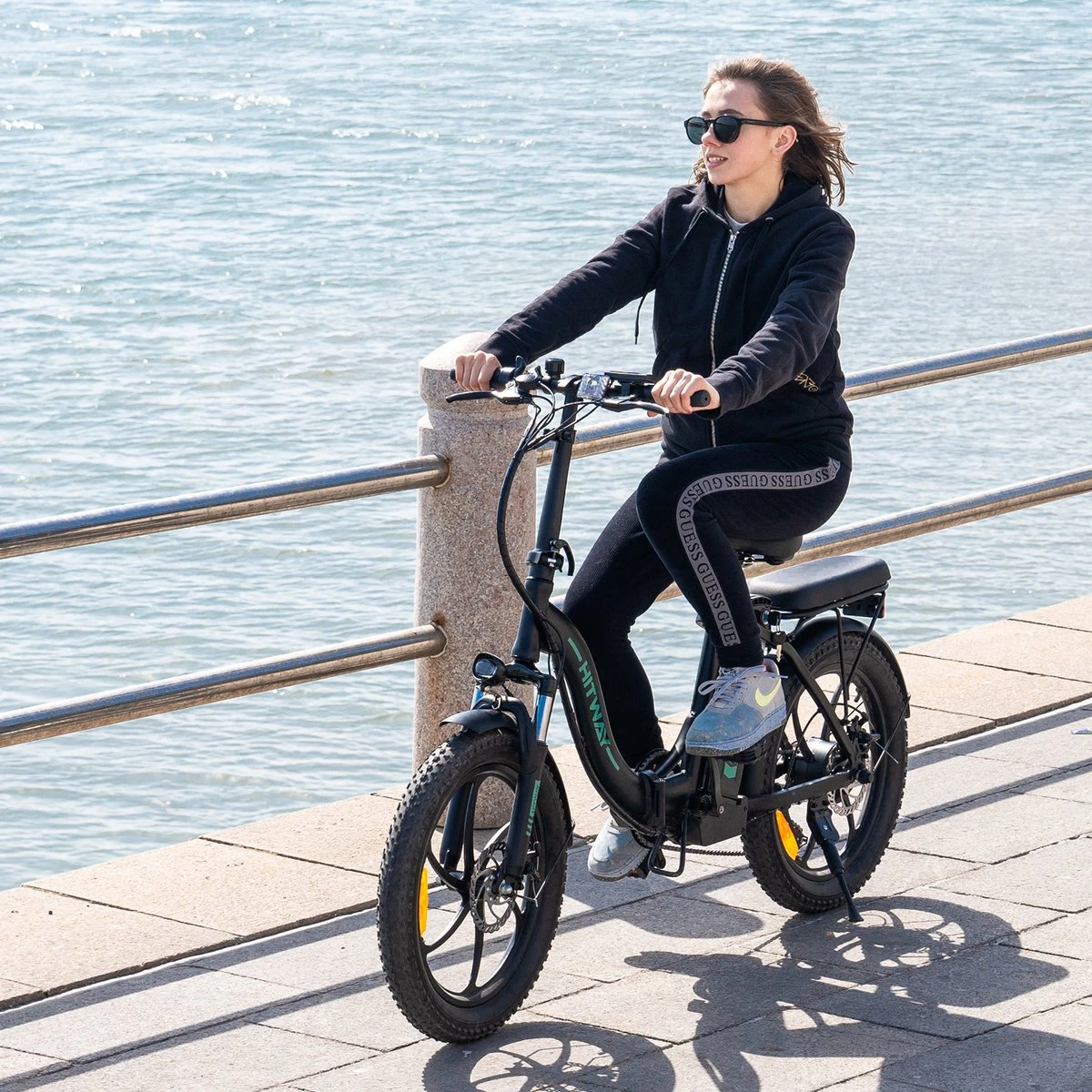 HITWAY Elektrische Fiets - E-Bike - 11,2Ah - 250 W - 20 Inch Fatbike 4 HITWAY Elektrische Fiets - E-Bike - 11,2Ah - 250 W - 20 Inch Fatbike - Afbeelding 2