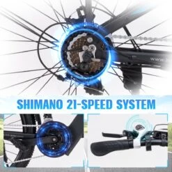 Hitway Elektrische Fiets Off-Road | Electric Mountain Bike | E-bike | 250W Motor | 26 Inch | Zwart 11 Hitway Elektrische Fiets Off-Road | Electric Mountain Bike | E-bike | 250W Motor | 26 Inch | Zwart -fiets 1200x1200 145