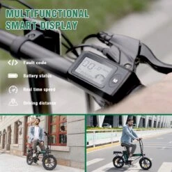 HITWAY Elektrische Fiets Met 36V 7.5Ah Verwijderbare Batterij, Bereik Tot 75 Km Lange Afstand Elektrische Fiets 16 Inch, 250W Achtermotor E-Citybike Holland Bike -fiets 1200x1200 43