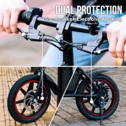 Merkloos Windgoo B20 V3- APP IOS Android - Elektrische Vouwfiets - E Bike - 7.8Ah Batterij - 250W - 14 Inch - 25 KM/H - Zwart -fiets 1200x1200 73