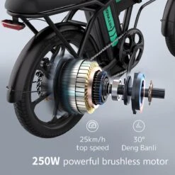 Hitway BK5 - Elektrische Fiets - E-Bike Opvouwbaar - 8,4Ah Accu- 2023 Model -fiets 1200x1200 78