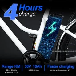 Elektrische Fiets E-Fietsen | E-bike- 26 Inch - Volwassen 250w Elektrische Fiets Volwassen-BK1-Wit 17 Elektrische Fiets E-Fietsen | E-bike- 26 Inch - Volwassen 250w Elektrische Fiets Volwassen-BK1-Wit -fiets 1200x1200 98