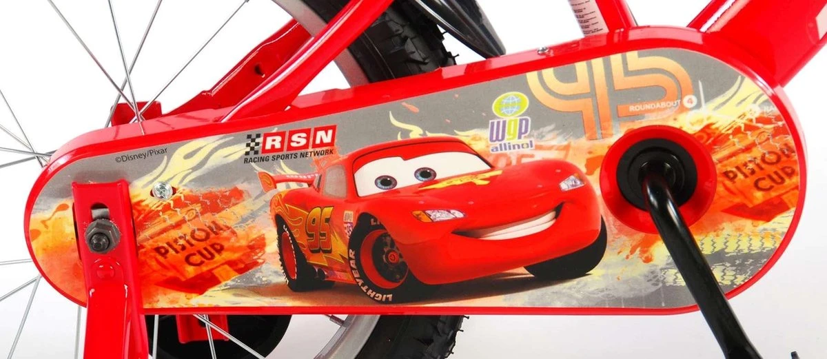 Volare Disney Cars Kinderfiets - Jongens - 16 Inch - Rood 17 Volare Disney Cars Kinderfiets - Jongens - 16 Inch - Rood - Afbeelding 15