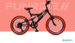 Amigo Fun Ride - Mountainbike 20 Inch - Voor Jongens En Meisjes - Met 7 Versnellingen - Zwart/Rood 16 Amigo Fun Ride - Mountainbike 20 Inch - Voor Jongens En Meisjes - Met 7 Versnellingen - Zwart/Rood -fiets 1200x697 2