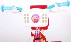 Volare Peppa Pig Kinderfiets - Meisjes - 12 Inch - Roze - 2 Handremmen -fiets 1200x719