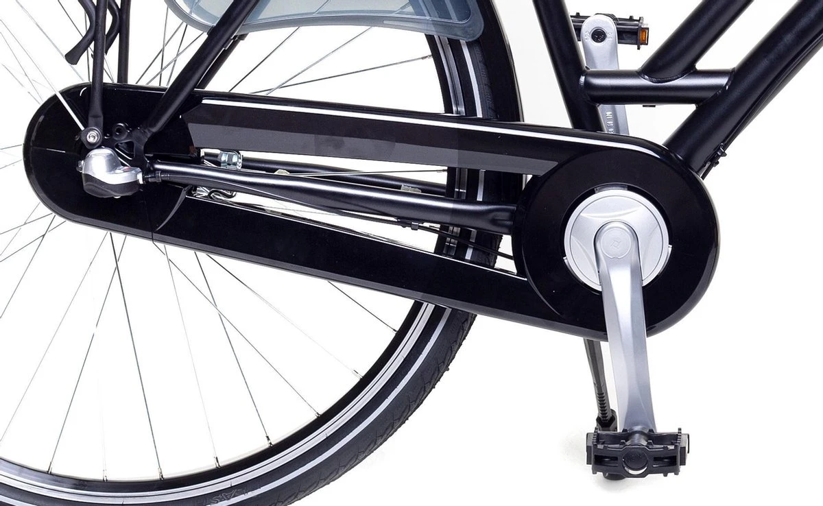 Amigo Bright - Damesfiets 28 Inch - Fiets Met 3 Versnellingen - Matzwart 11 Amigo Bright - Damesfiets 28 Inch - Fiets Met 3 Versnellingen - Matzwart - Afbeelding 9