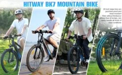 HITWAY 26" Elektrische Mountainbike, 35-70KM Power Assist-fietsen Voor Mannen En Vrouwen， 48V/7,5Ah/250W Krachtige E-bike -fiets 1200x742 7