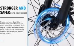 HITWAY 26" Elektrische Mountainbike, 35-70KM Power Assist-fietsen Voor Mannen En Vrouwen， 48V/7,5Ah/250W Krachtige E-bike -fiets 1200x754