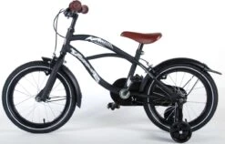 Volare Black Cruiser Kinderfiets - Jongens - 16 Inch - Zwart - 2 Handremmen -fiets 1200x768