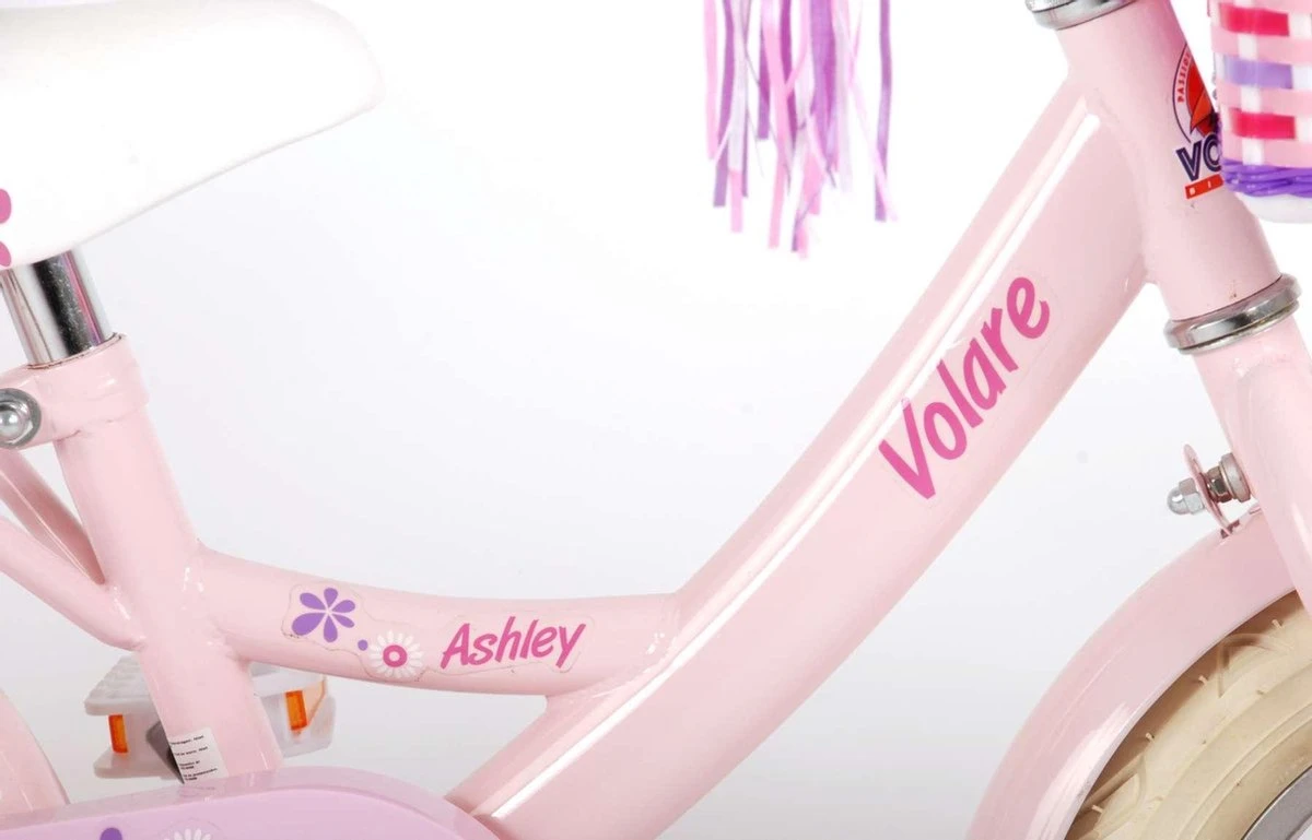 Volare Ashley Kinderfiets - Meisjes - 12 Inch - Roze - 95% Afgemonteerd 13 Volare Ashley Kinderfiets - Meisjes - 12 Inch - Roze - 95% Afgemonteerd - Afbeelding 11