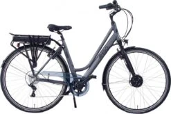 Amigo E-Vibe D1 - Elektrische Stadsfiets Voor Dames - Met 7 Versnellingen - Matgrijs -fiets 1200x795