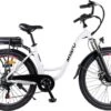 Myatu E-Bike Heren En Dames Lage Instap Met 45 Cm Aluminium Frame, 6 Versnellingen, 250 Wh Afneembare Lithium Batterij 40-80 Km Range, Trekking Ebike Met 1.95 X 26 Inch Wiel (Wit, Urban) 2 Myatu E-Bike Heren En Dames Lage Instap Met 45 Cm Aluminium Frame, 6 Versnellingen, 250 Wh Afneembare Lithium Batterij 40-80 Km Range, Trekking Ebike Met 1.95 X 26 Inch Wiel (Wit, Urban) -fiets 1200x798