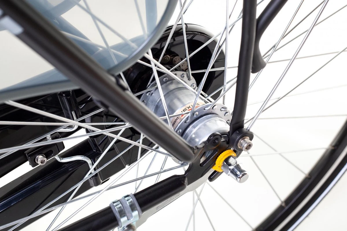 Amigo Bright - Damesfiets 28 Inch - Fiets Met 3 Versnellingen - Matzwart 8 Amigo Bright - Damesfiets 28 Inch - Fiets Met 3 Versnellingen - Matzwart - Afbeelding 6