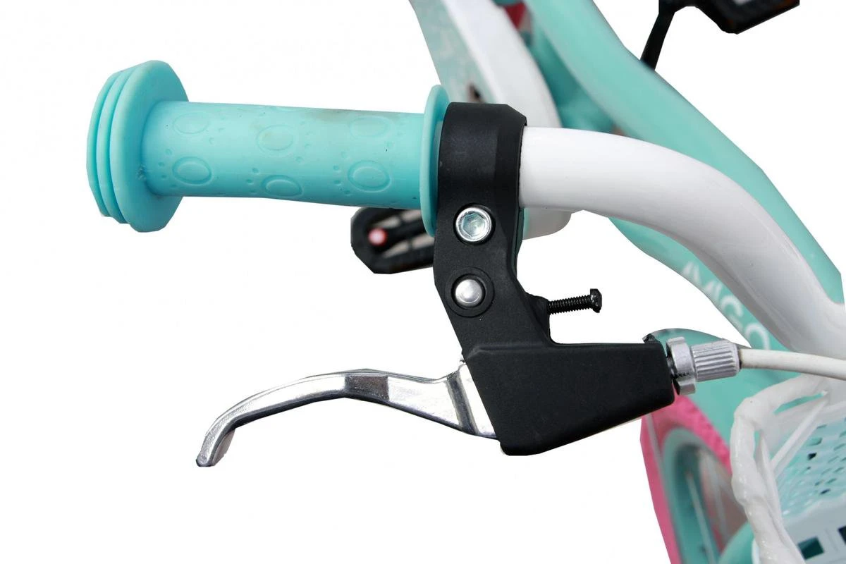 Amigo Lovely Meisjesfiets - Kinderfiets 12 Inch - Turquoise 6 Amigo Lovely Meisjesfiets - Kinderfiets 12 Inch - Turquoise - Afbeelding 4
