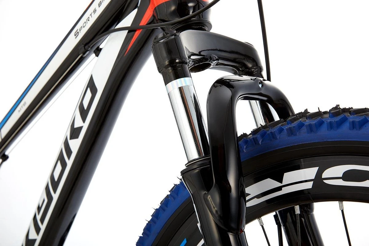 Supersuper Kiyoko Kinder Mountainbike - 7 Versnellingen - 24 Inch - Jongens - Zwart/Blauw 9 Supersuper Kiyoko Kinder Mountainbike - 7 Versnellingen - 24 Inch - Jongens - Zwart/Blauw - Afbeelding 7