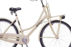 Amigo Forest - Transportfiets 28 Inch - Damesfiets Met Voordrager - Crème 18 Amigo Forest - Transportfiets 28 Inch - Damesfiets Met Voordrager - Crème -fiets 1200x800 93