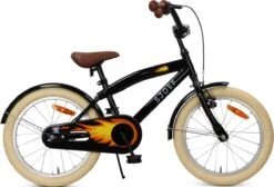 SJOEF Cruise Jongensfiets 18 Inch - Zwart