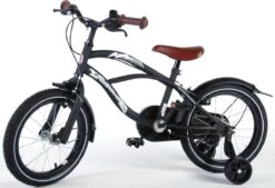 Volare Black Cruiser Kinderfiets - Jongens - 16 Inch - Zwart - 2 Handremmen -fiets 1200x820 1