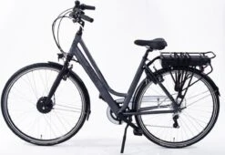 Amigo E-Vibe D1 - Elektrische Stadsfiets Voor Dames - Met 7 Versnellingen - Matgrijs -fiets 1200x827 1