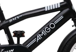 Amigo BMX Fun Jongensfiets - Kinderfiets 16 Inch - Matzwart -fiets 1200x830 1
