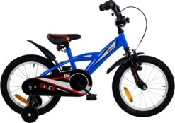 2Cycle Biker Kinderfiets - 16 Inch - Blauw - Jongensfiets 13 2Cycle Biker Kinderfiets - 16 Inch - Blauw - Jongensfiets -fiets 1200x846