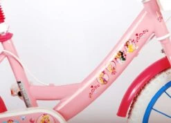 Volare Disney Princess Kinderfiets - Meisjes - 16 Inch - Roze Blauw - Twee Handremmen -fiets 1200x866