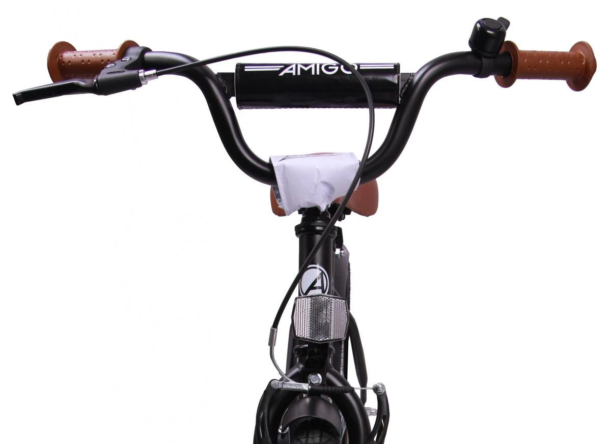 AMIGO BMX Fun- Kinderfiets 20 Inch - Jongens - Zwart 10 AMIGO BMX Fun- Kinderfiets 20 Inch - Jongens - Zwart - Afbeelding 8